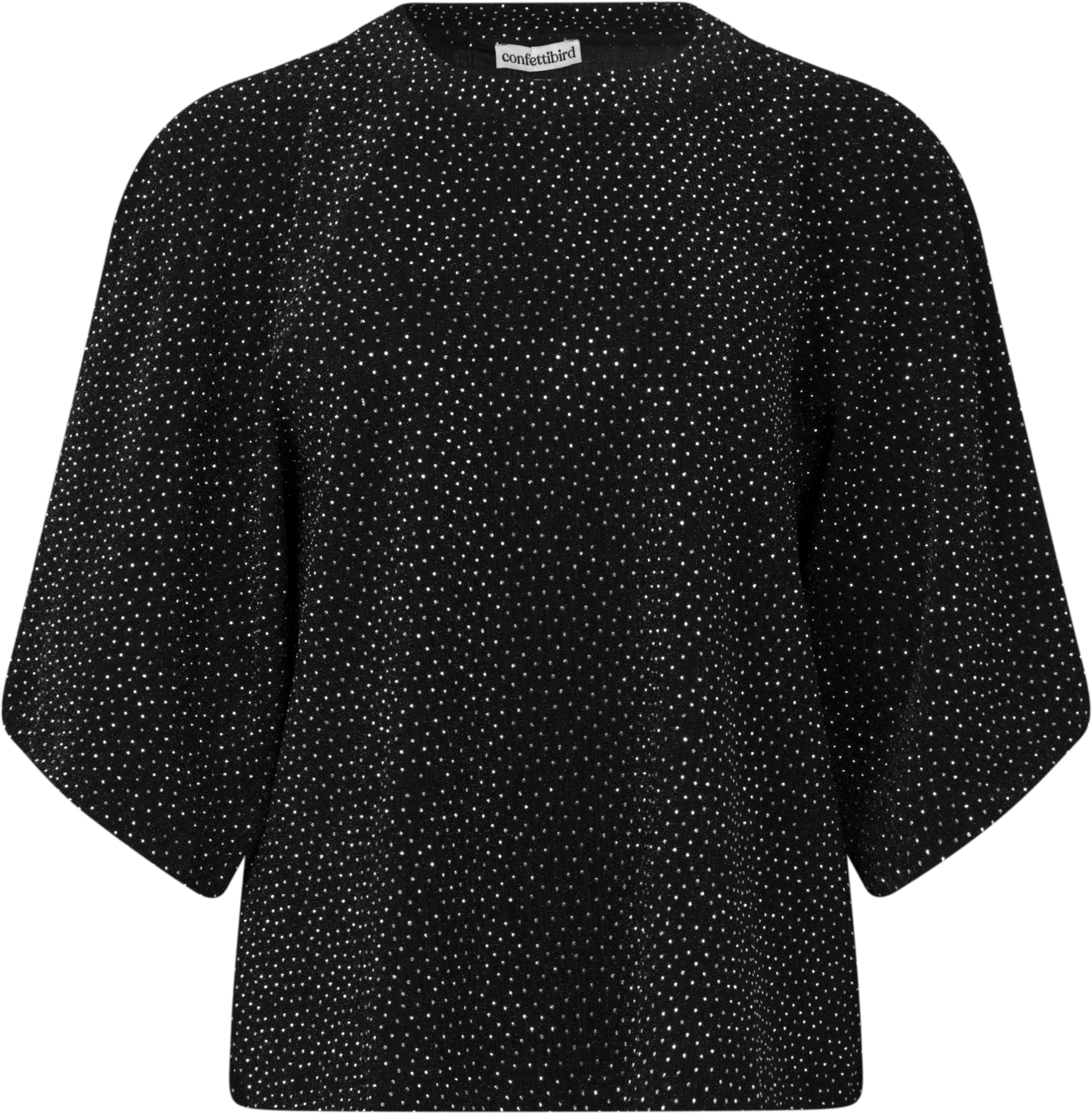 Stardust Top - Black & Silver