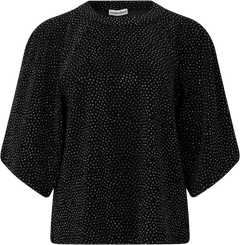 Stardust Top - Black & Silver
