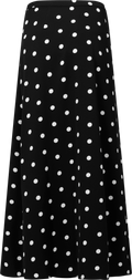 Josellecras Skirt - Black Polka