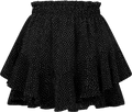 Stardust Skirt Shorts - Black & Silver