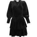 Jade Velvet Dress - Black