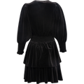 Jade Velvet Dress - Black