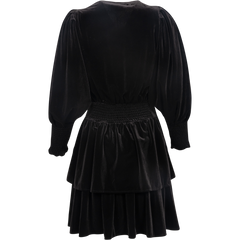 Jade Velvet Dress - Black