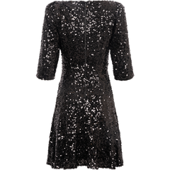 Sif Sequins Dress - Black