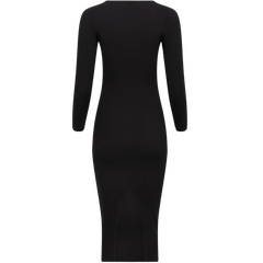 Ava Knit Dress - Black
