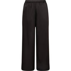 Luna Satin Pant - Black