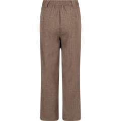 Zoe Herringbone Pant - Brown