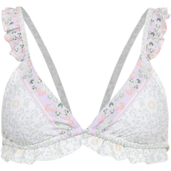 Florence Bikini Top - Floral Mist Mint