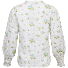 Miriam Blouse - Mint Rose Print