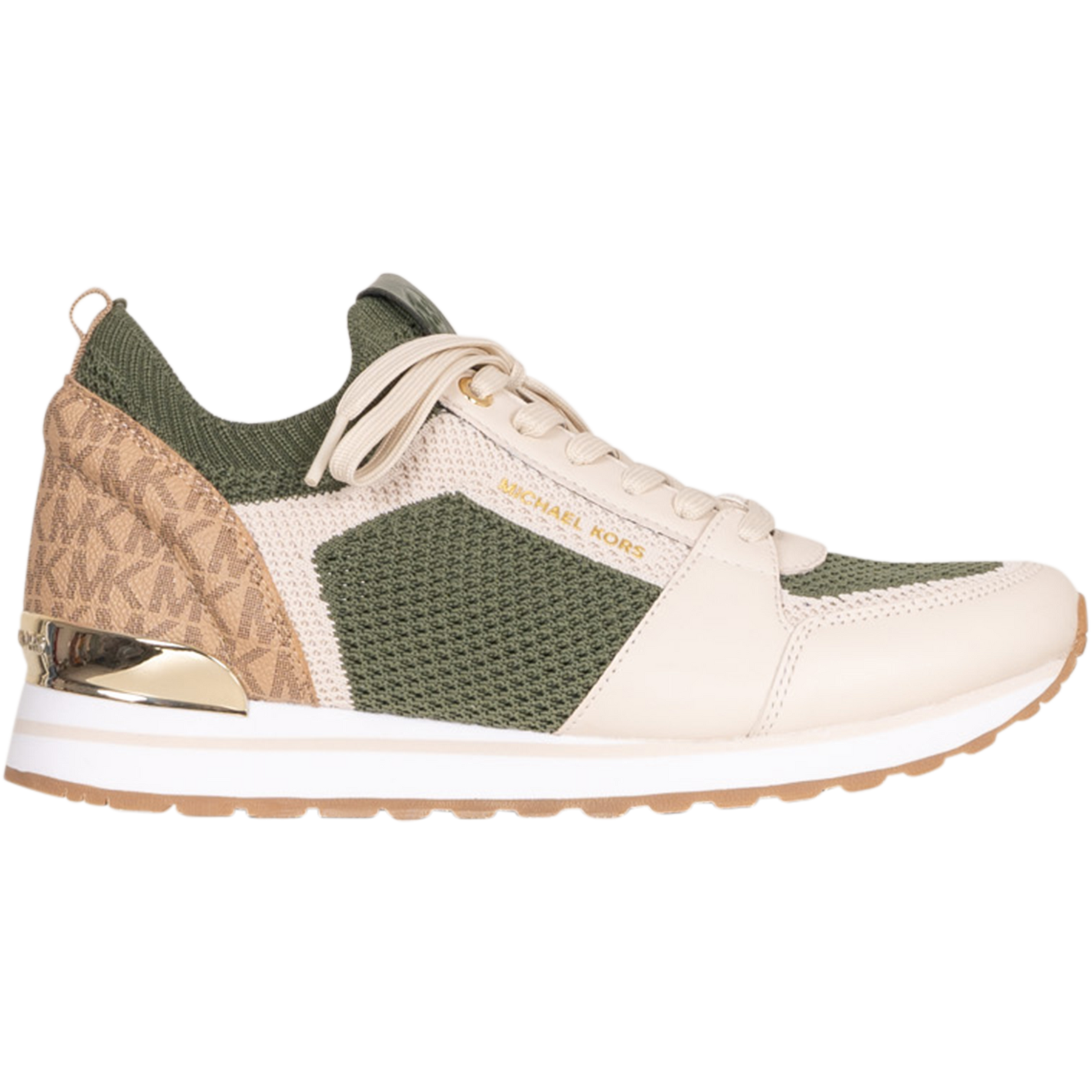 Michael michael kors billie metallic knit trainer sales