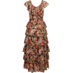 Bohemian Maxi Dress - Rose Garden