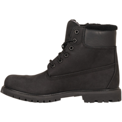 Timberland Premium 6 Inch Fur Lined Waterproof Boot - Black