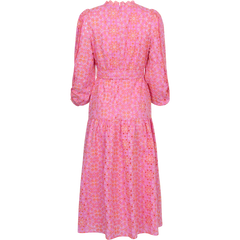 Valerie Dress Eyelet - Pink