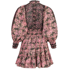 Décorated Poplin Mini Dress - Petite Rose