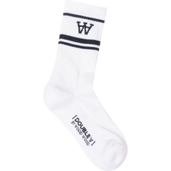 Con 2-Pack Socks - White/Navy