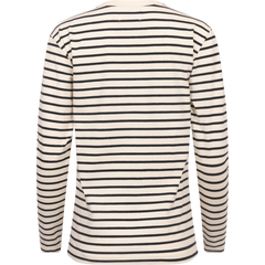 Mel Longsleeve - Off-White/Black Stripes