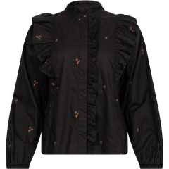 Maya Blouse - Broderie Black
