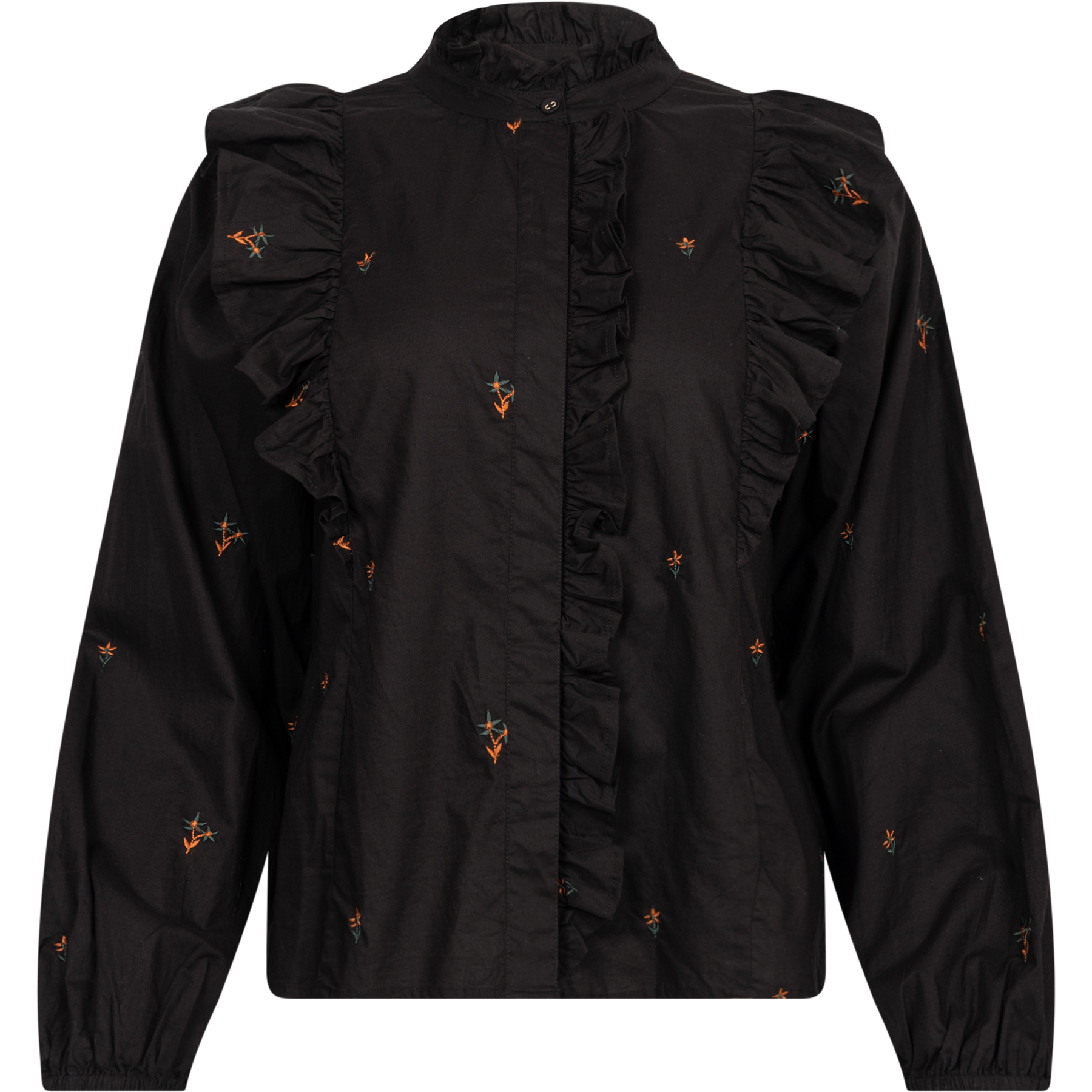 MISSMAYA - Bluser & skjorter - Maya Blouse - Broderie Black - Villoid