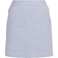 Abriella Hw Skirt - Chambray Blue
