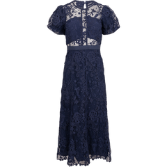 Lace Midi Dress - Navy