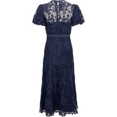 Lace Midi Dress - Navy