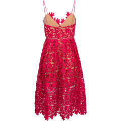 Azaelea Midi Dress - Magenta