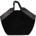 Aura Bag L - Black Suede