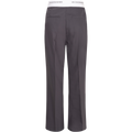 Branded Waistband Trousers - Steel Grey