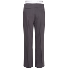Branded Waistband Trousers - Steel Grey