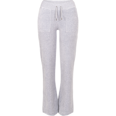 Layla Low Rise Flare Pocketed - Silver Marl