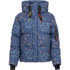 W Modul Pr Down Bomber Jacket - Cosmic Blue