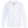 Sybel Satin Shirt - White