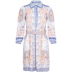 Ashley Dress W Belt - Light Blue