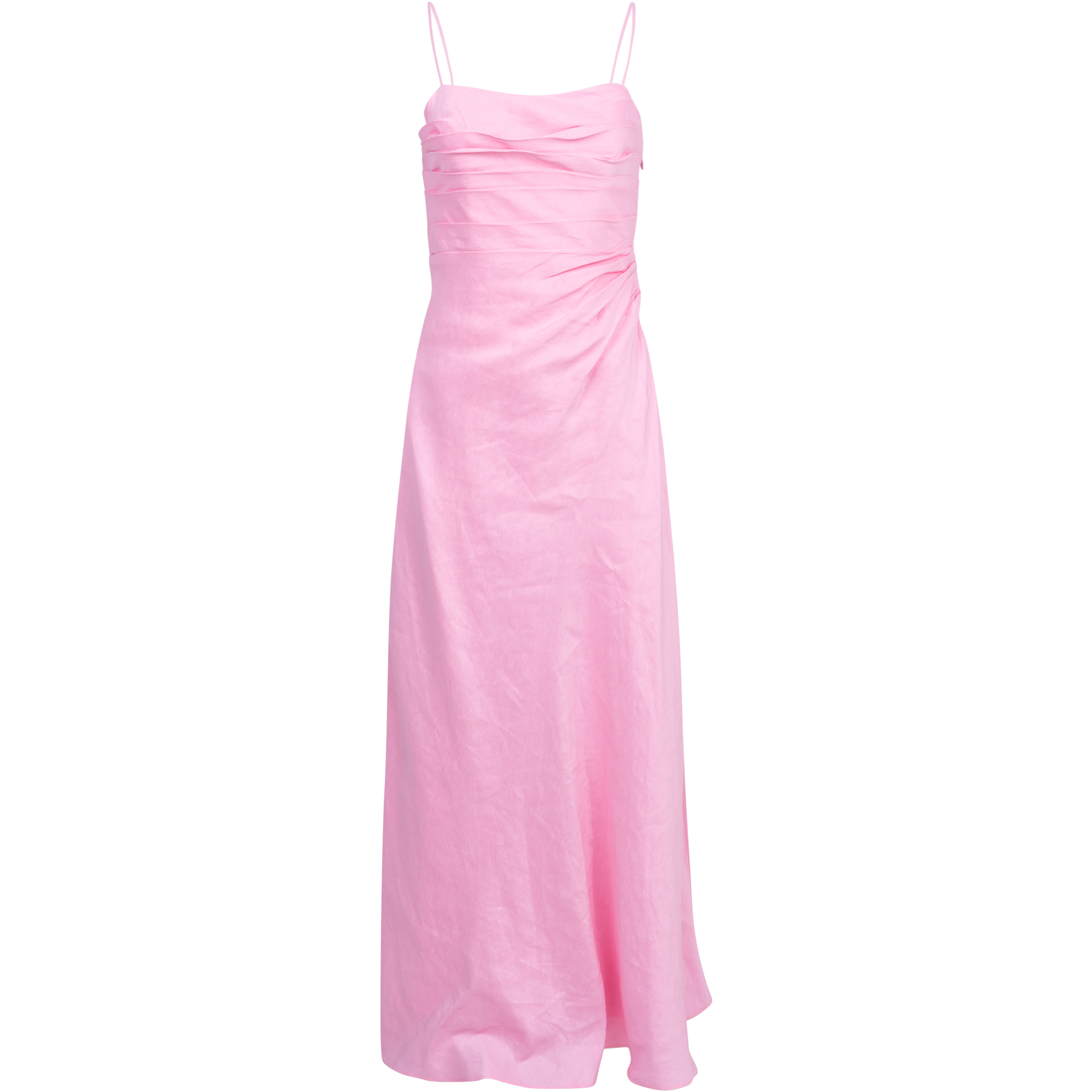 Clarice Draped Maxi Dress - Bon Bon Pink