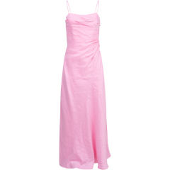 Clarice Draped Maxi Dress - Bon Bon Pink