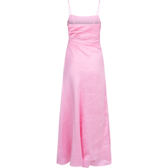 Clarice Draped Maxi Dress - Bon Bon Pink