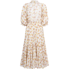 Cotton Slub Midi Dress - Vinyl Wallpaper