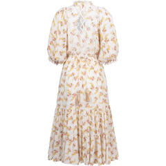 Cotton Slub Midi Dress - Vinyl Wallpaper