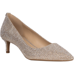 Alina Flex Kitten Pump - Pale Gold