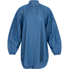 Denim Poem Shirt - Light Blue Denim