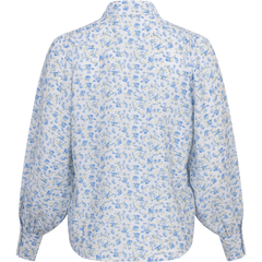 Laurelle Ladonna Shirt Aop - Chamb Blue Flw