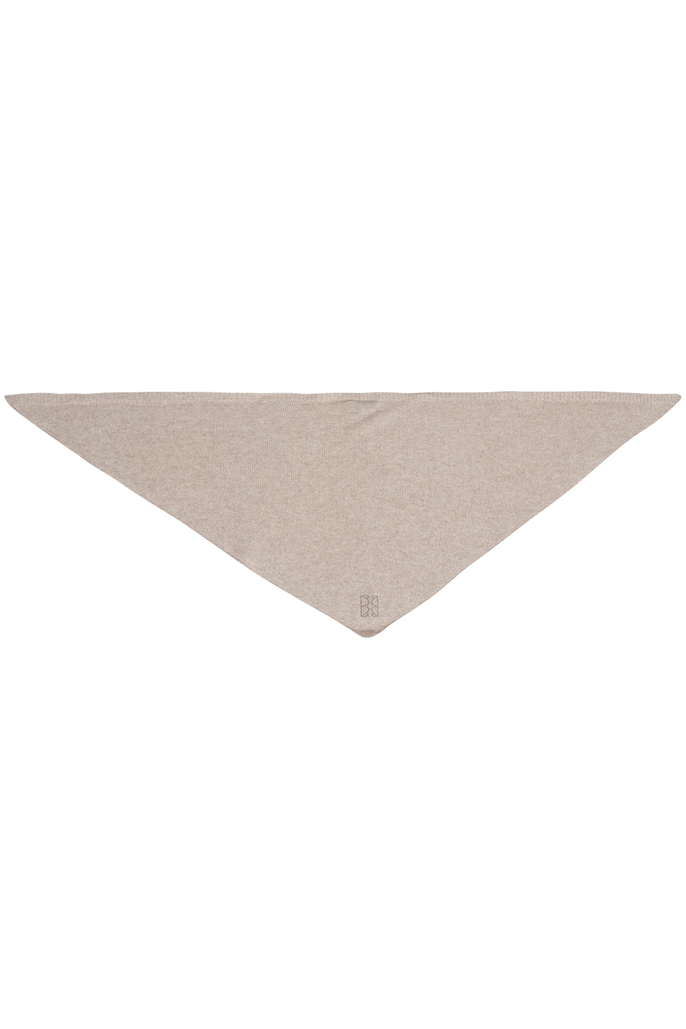 Victoria Cashmere Triangle Scarf - Sand