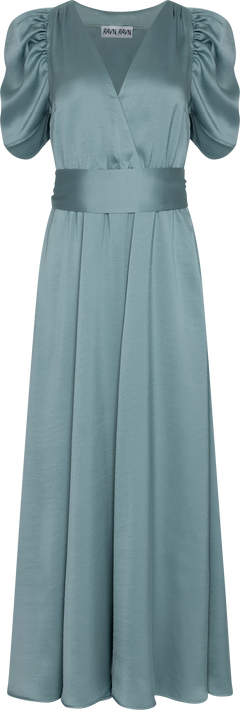 Emma Dress - Stone Blue