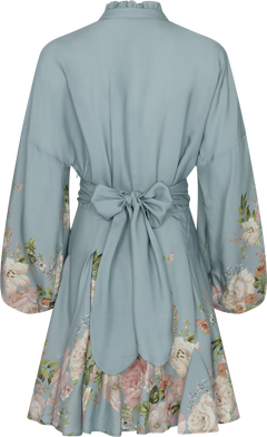 Aliah Flora Dress - Blue Garden