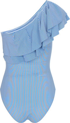 Naja Swimsuit - Pinstripe Blue