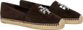 Eleanor Espadrille - Dark Cocoa/Silver