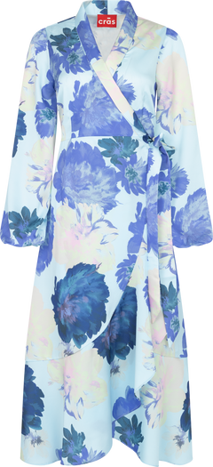 Lara Dress - Pale Peony Blue