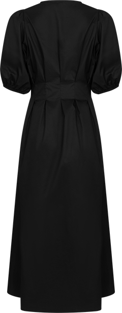 Poppycc Pleat Dress - Black