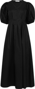 Poppycc Pleat Dress - Black