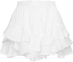 Frill Skirt Shorts - Offwhite